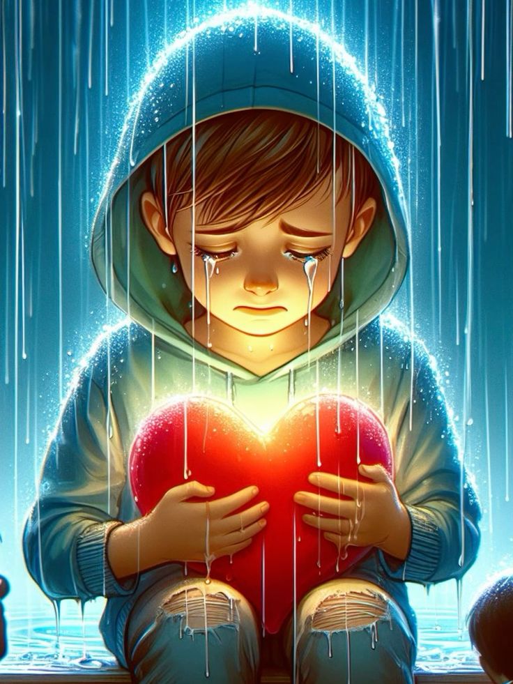 Broken heart dp for whatsapp