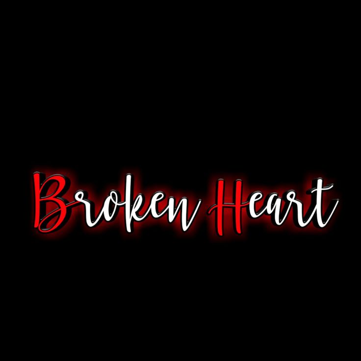 Broken heart stylish dp