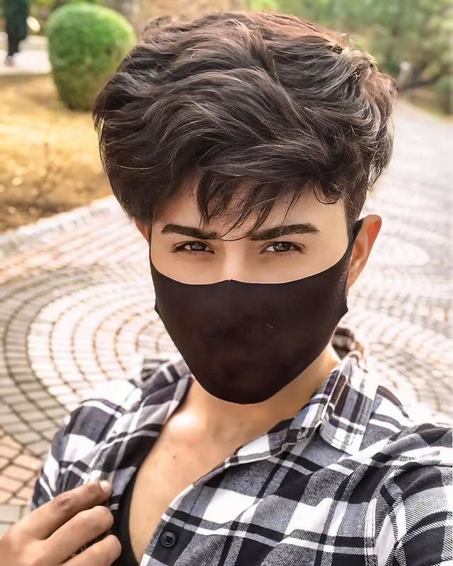 Cool attitude mask boy dp