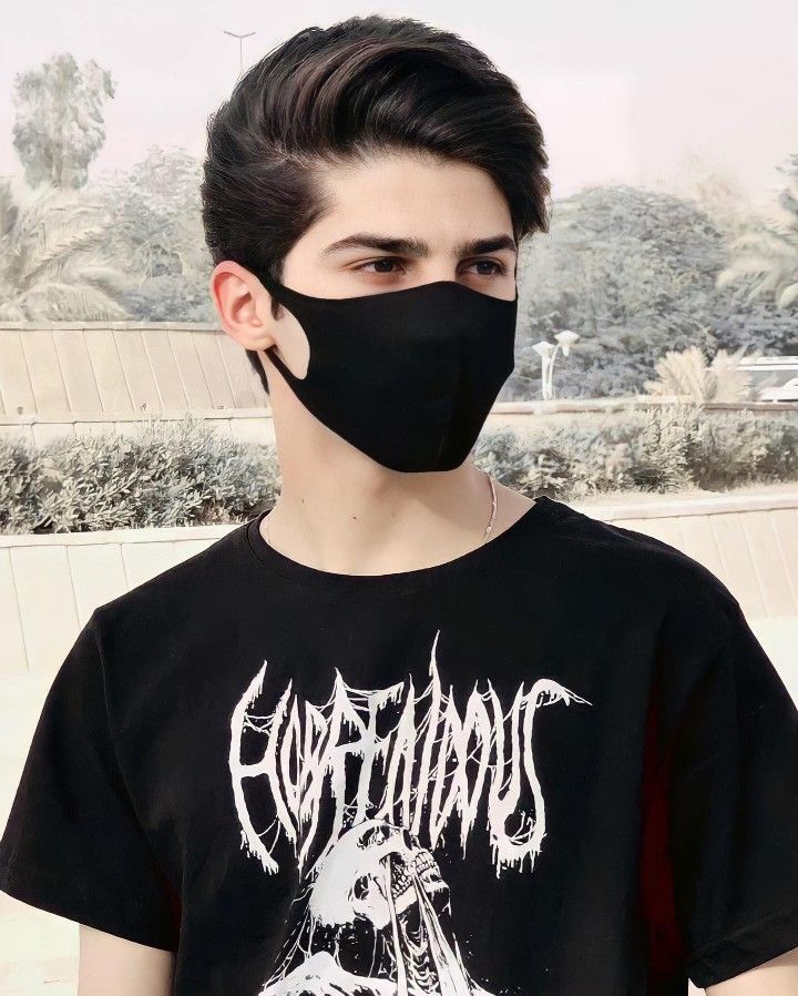 Cute anime mask boy dp