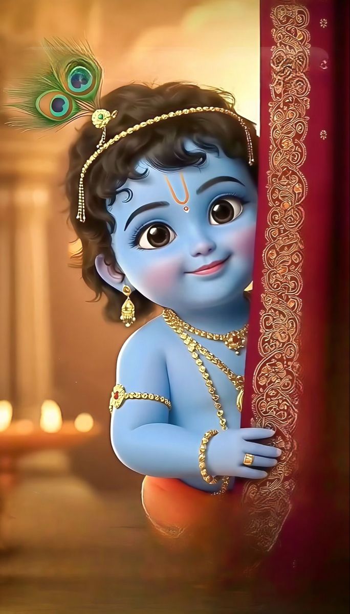 Cute krishna dp for whatsapp radha