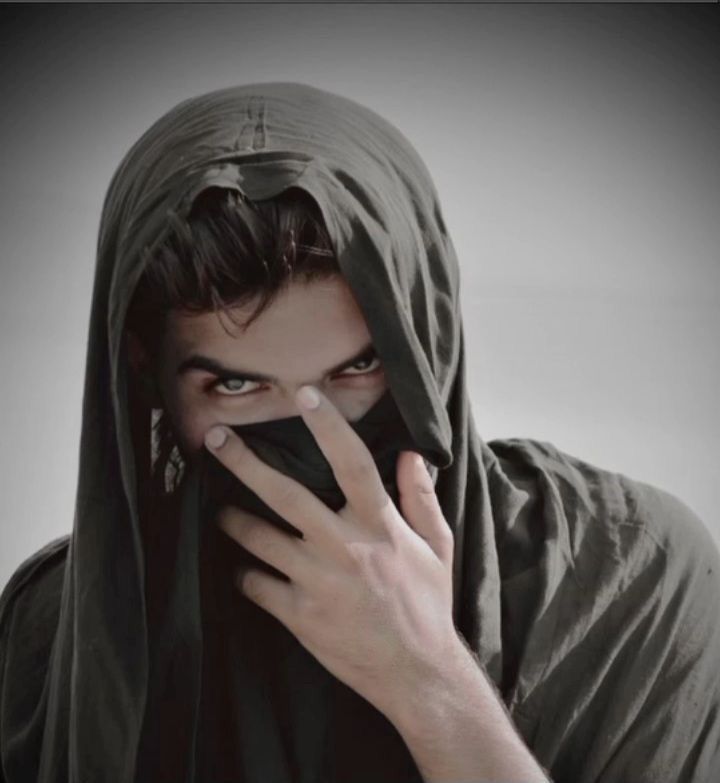 Handsome boy with mask