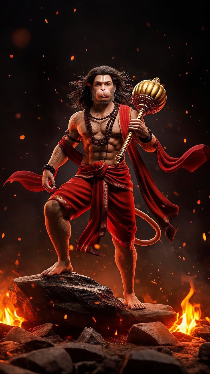 Hanuman Ji Dp attitude
