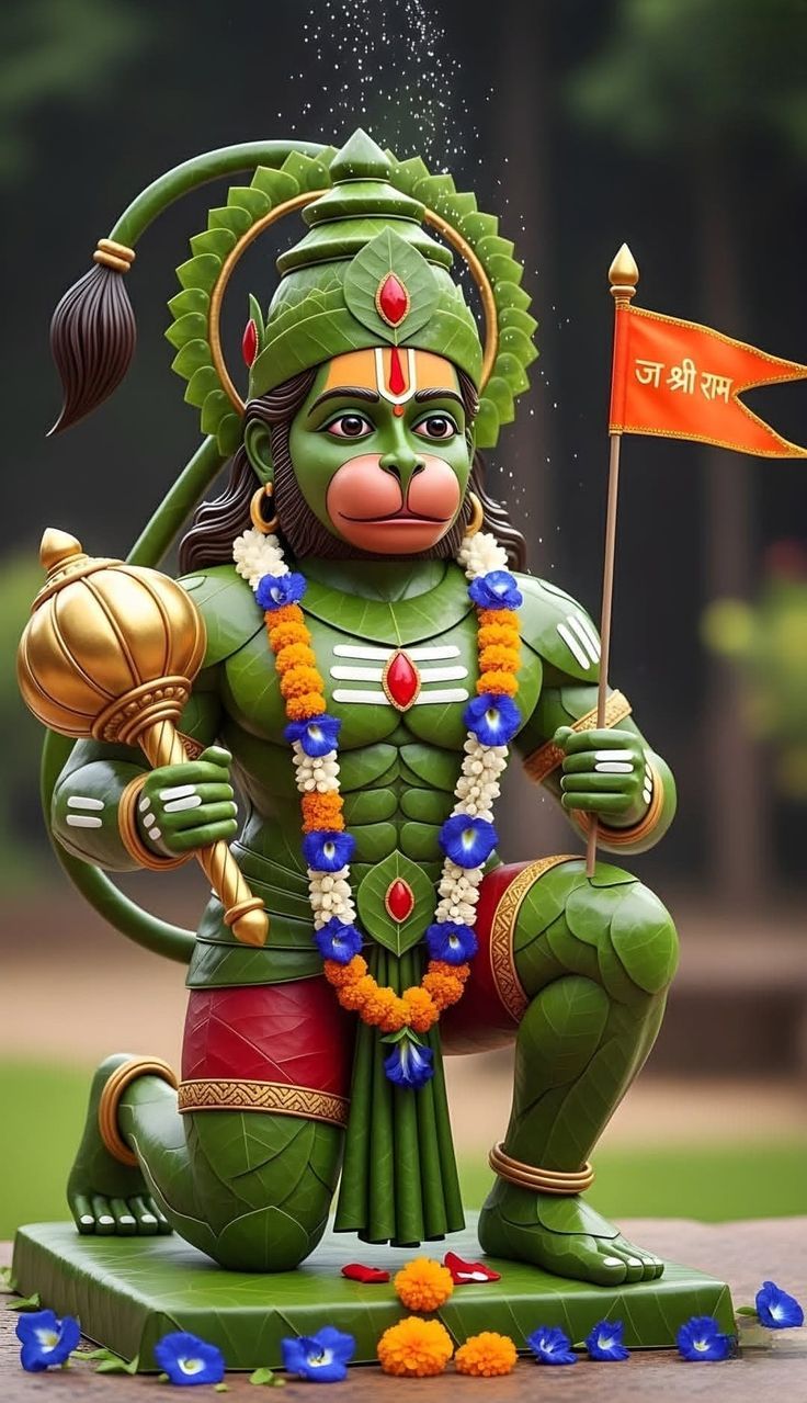 Hanuman Ji Dp mantra background