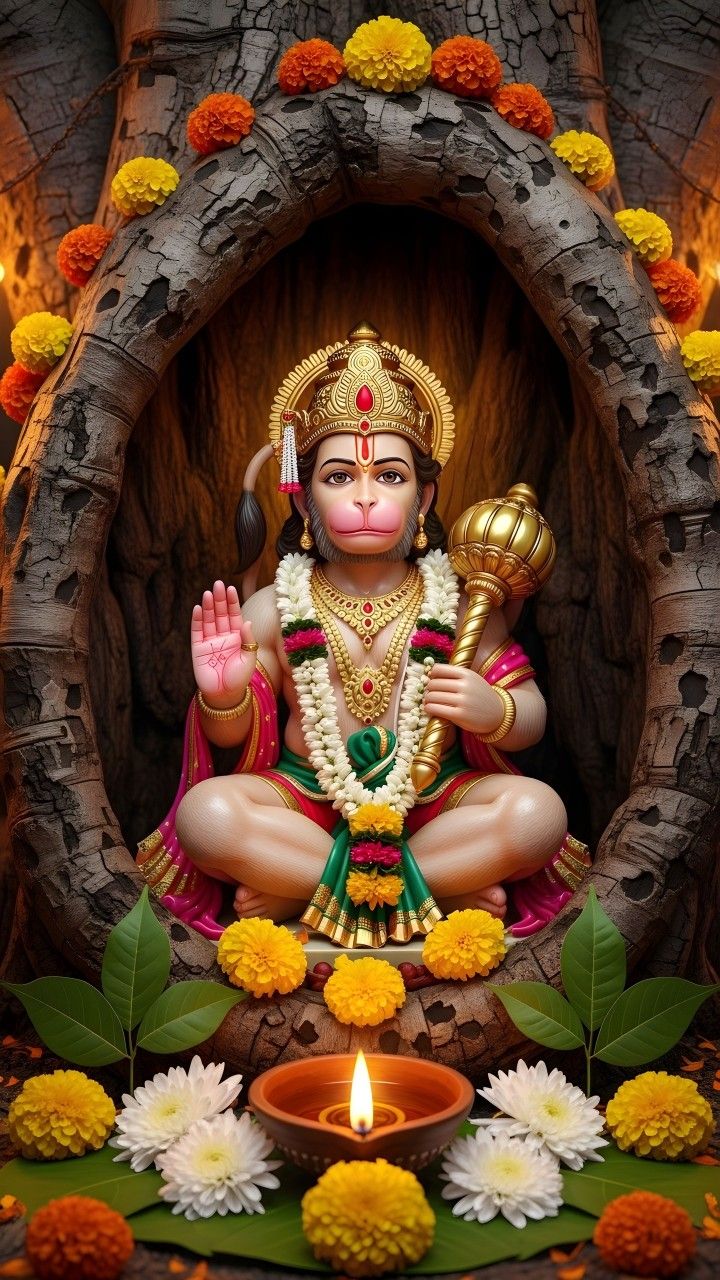 Hanuman Ji Dp with quotes