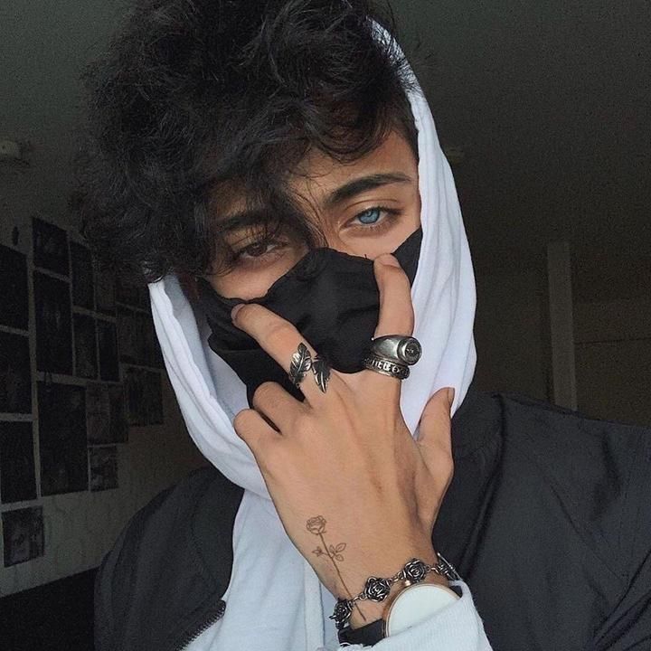 Mask boy dp aesthetic