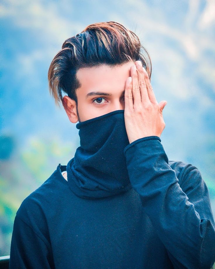 Mask boy dp for Instagram