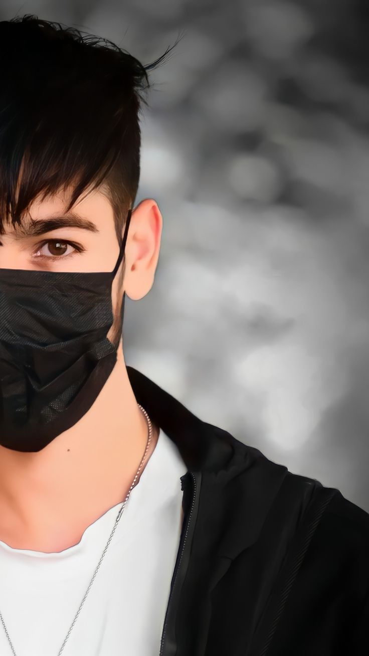 Mask boy dp instagram stylish