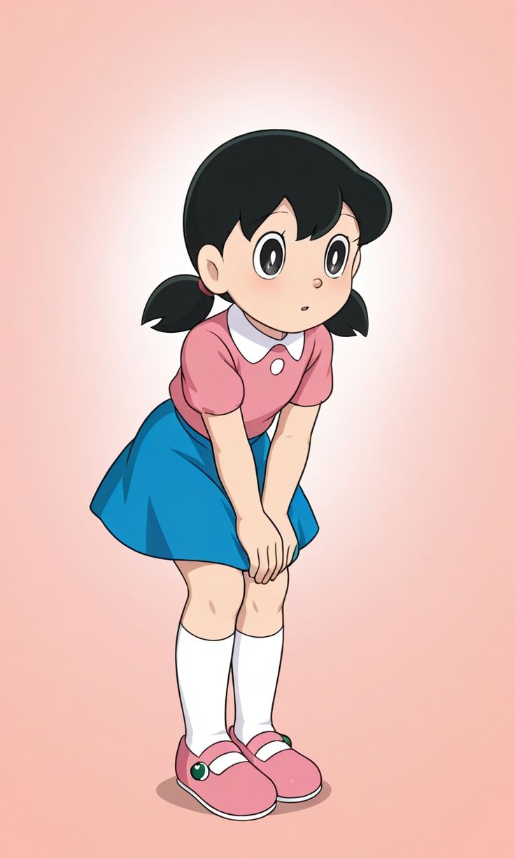 Nobita Shizuka photo drawing
