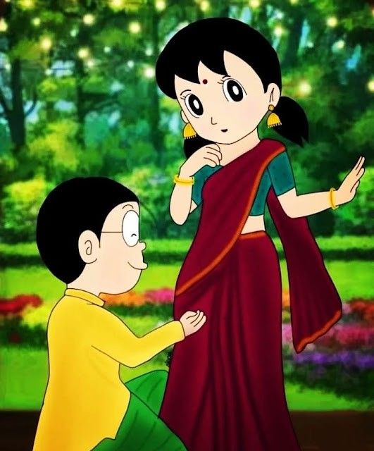 Nobita Shizuka photo editing
