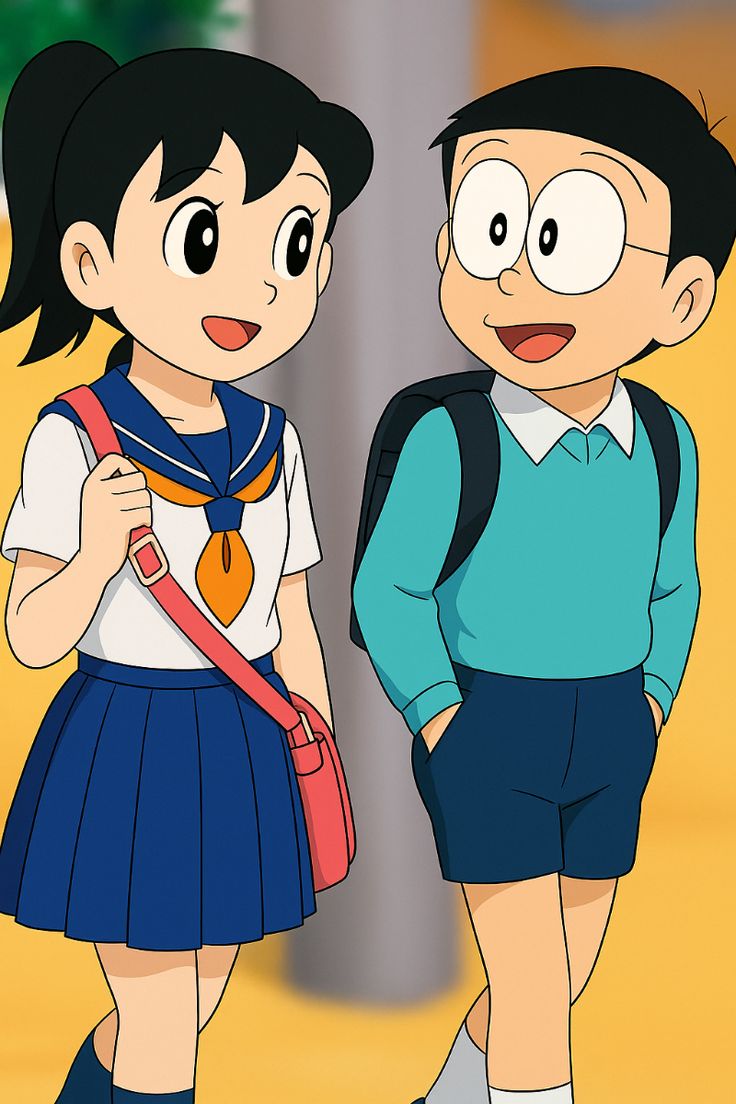 Nobita Shizuka together pic