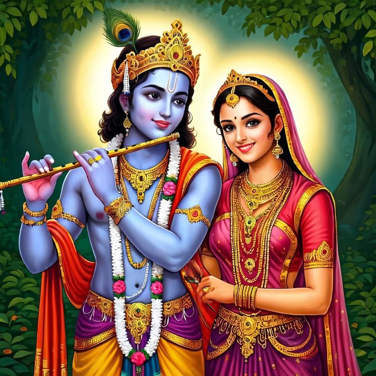 Radha Krishna cute images hd