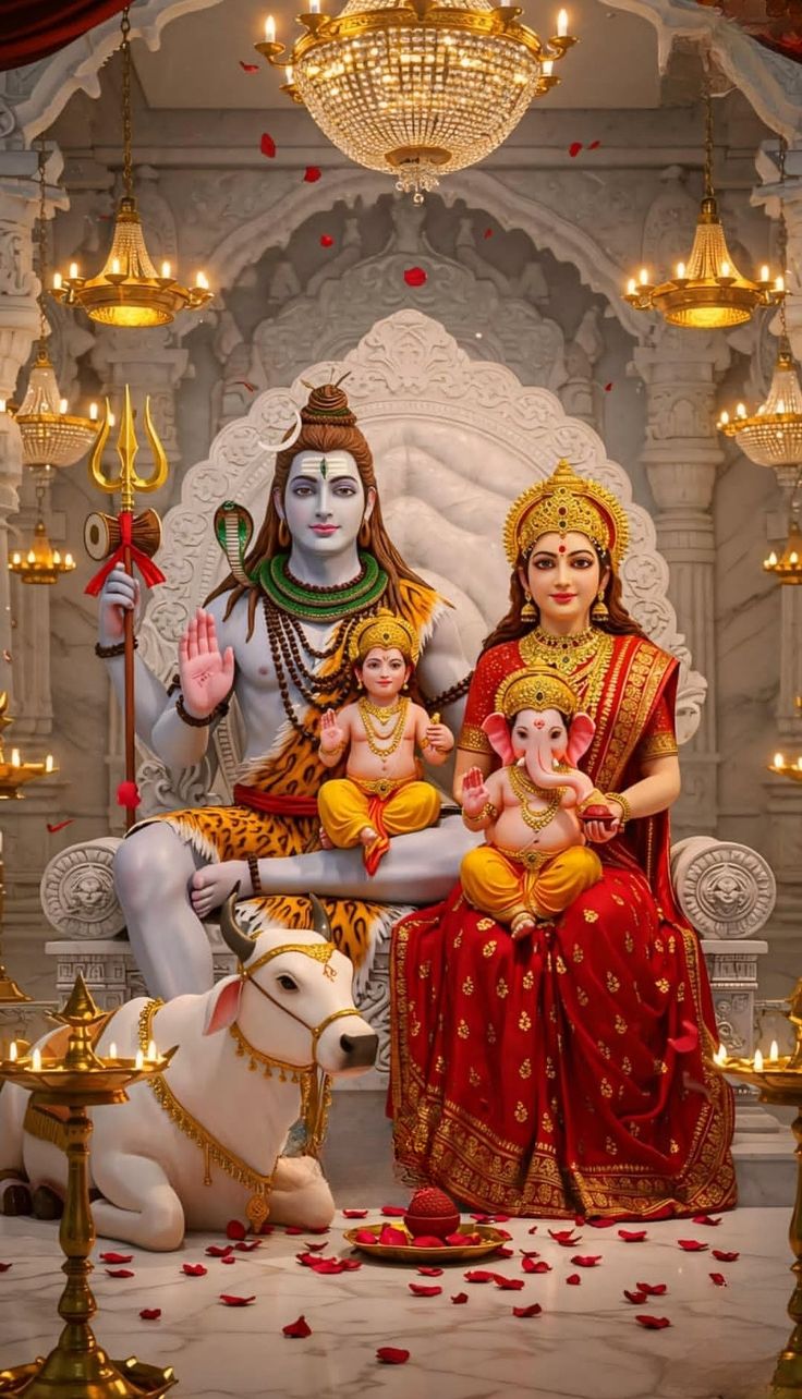 Shiv Parvati images love status