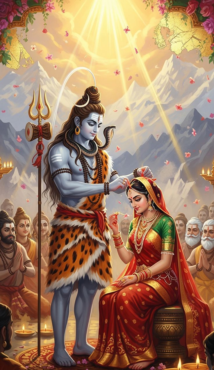 Shiv Parvati wallpaper images couple