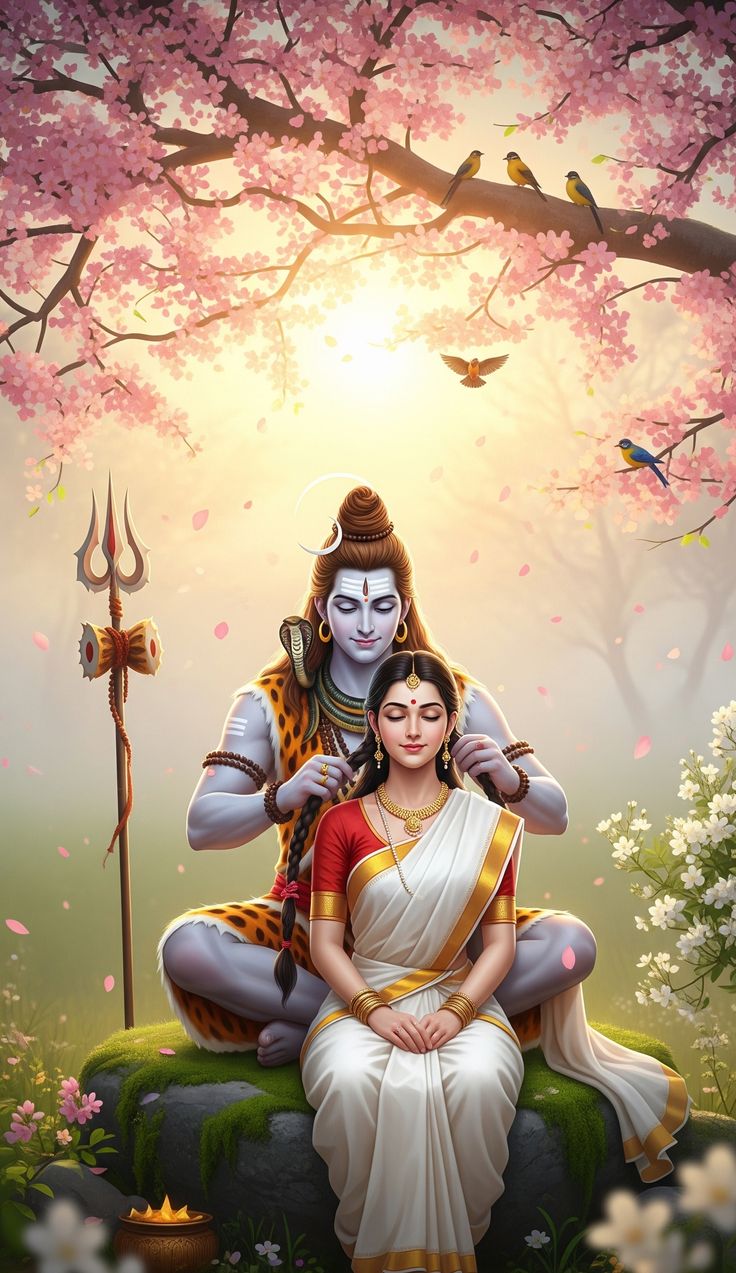 Shiv Parvati wallpaper images free