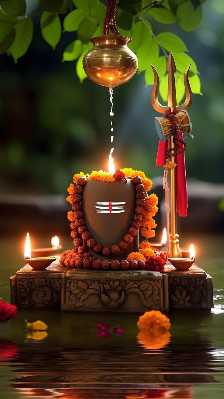 Shivling D animation photo HD