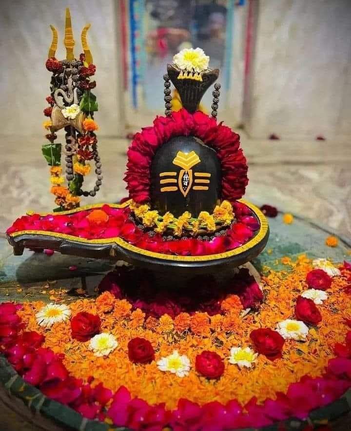 Shivling photo with ganga jal abhishek