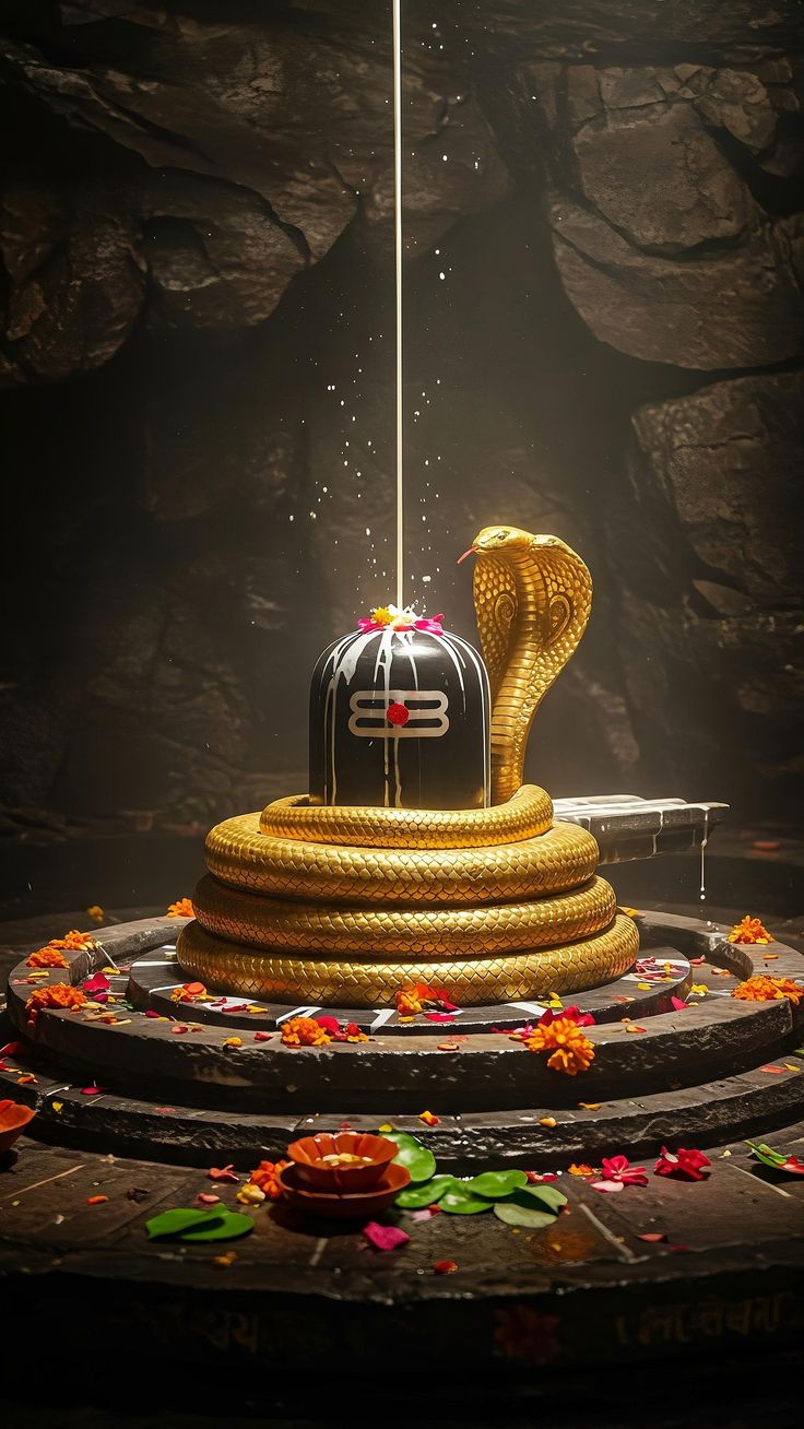 Shivling photo with trishul HD