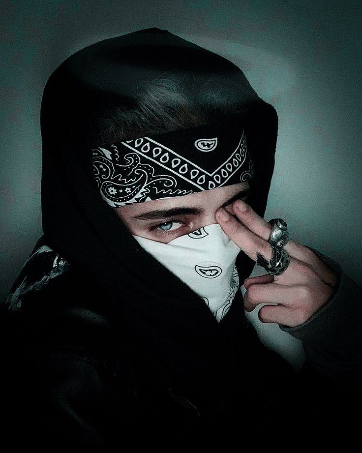 Stylish mask boy dp full hd