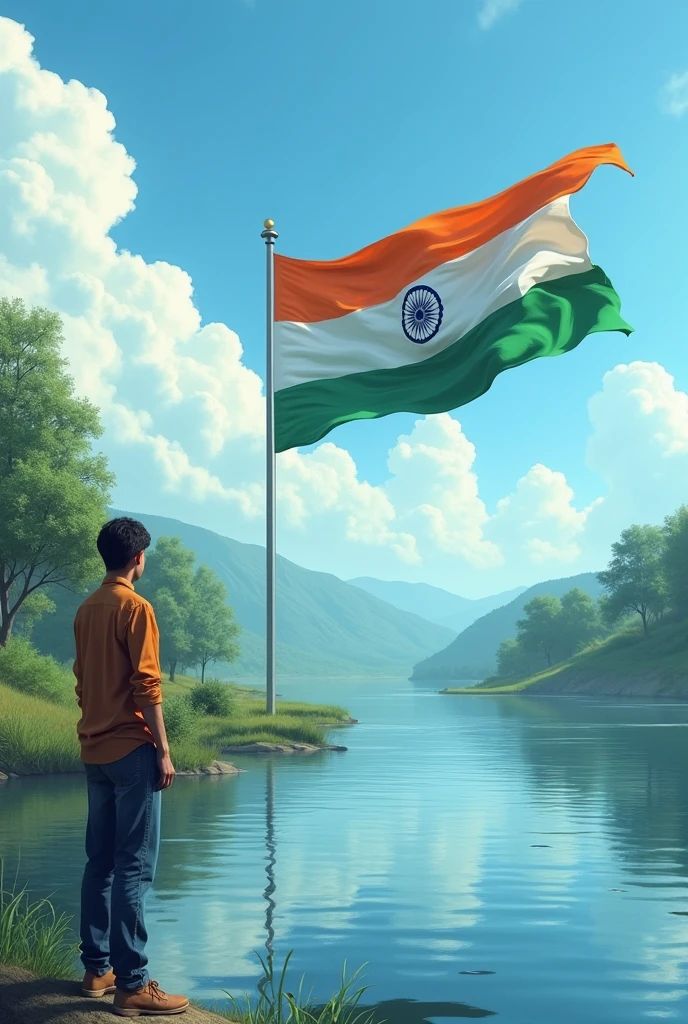 Tiranga DP with text