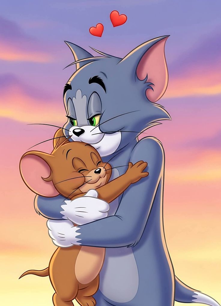 Tom and Jerry dp love couple