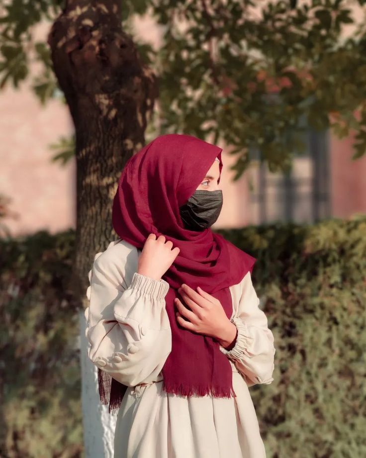 aesthetic hijab girl dp