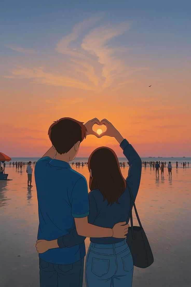 anime dp love instagram