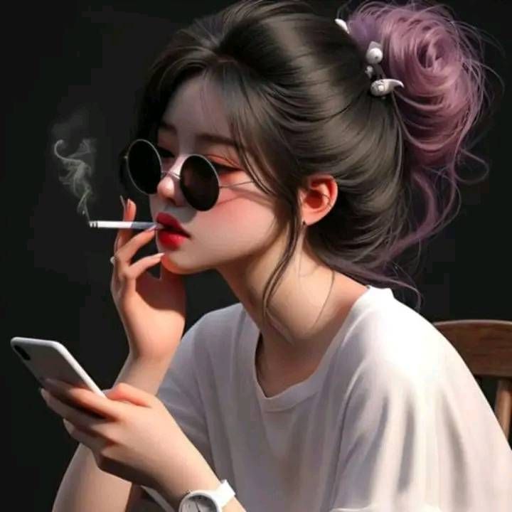 bold stylish attitude girl dp instagram