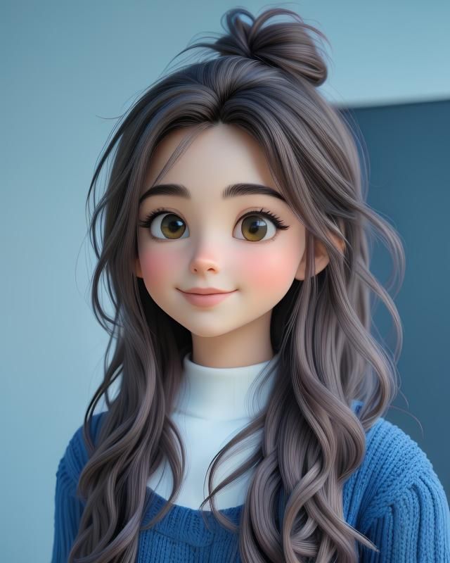 cartoon girl dp hd stylish new