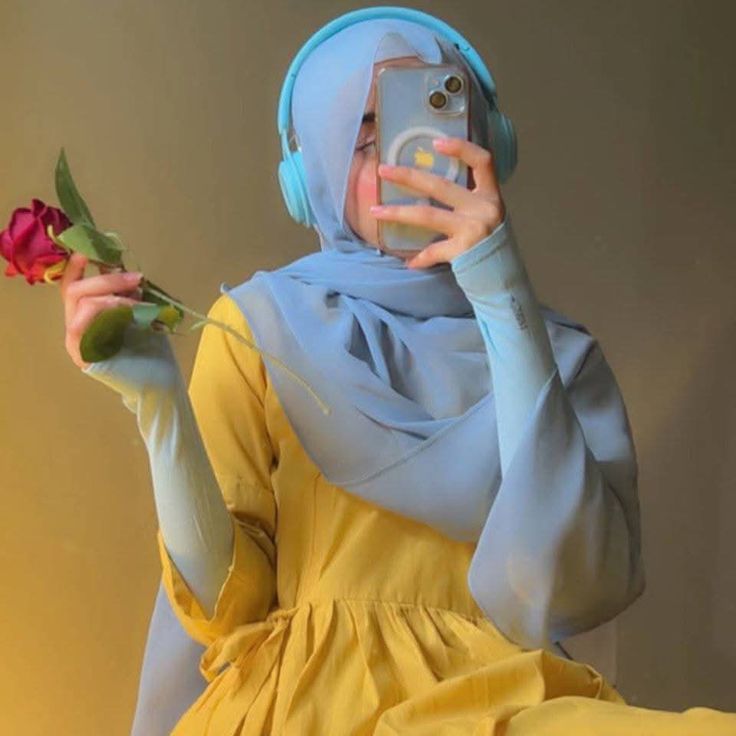 hijab girl dp cartoon