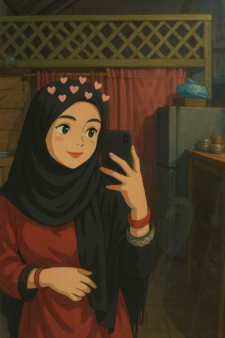 hijab girl dp stylish new