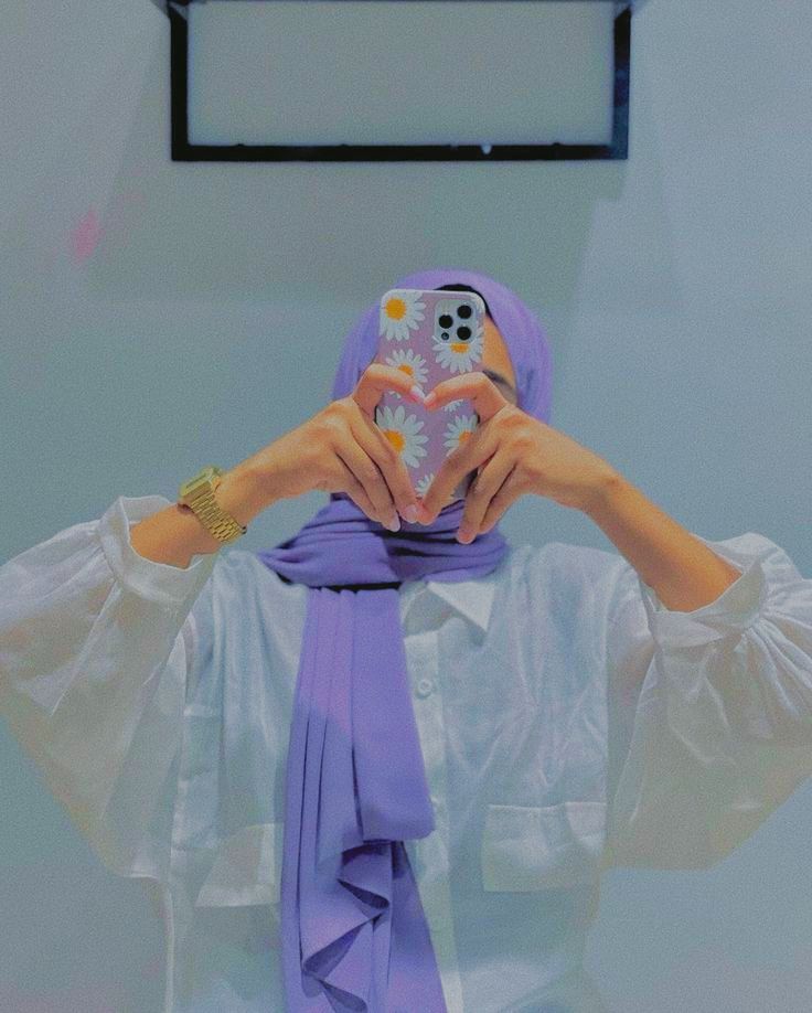 hijab girl dp unique aesthetic