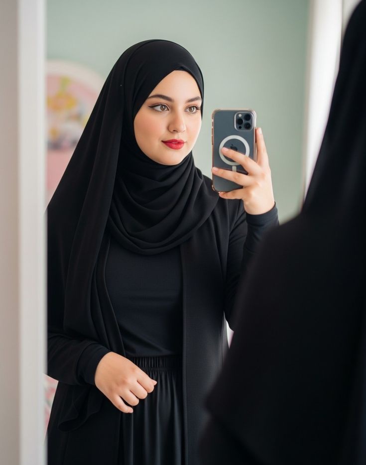 hijab girl dp with glasses