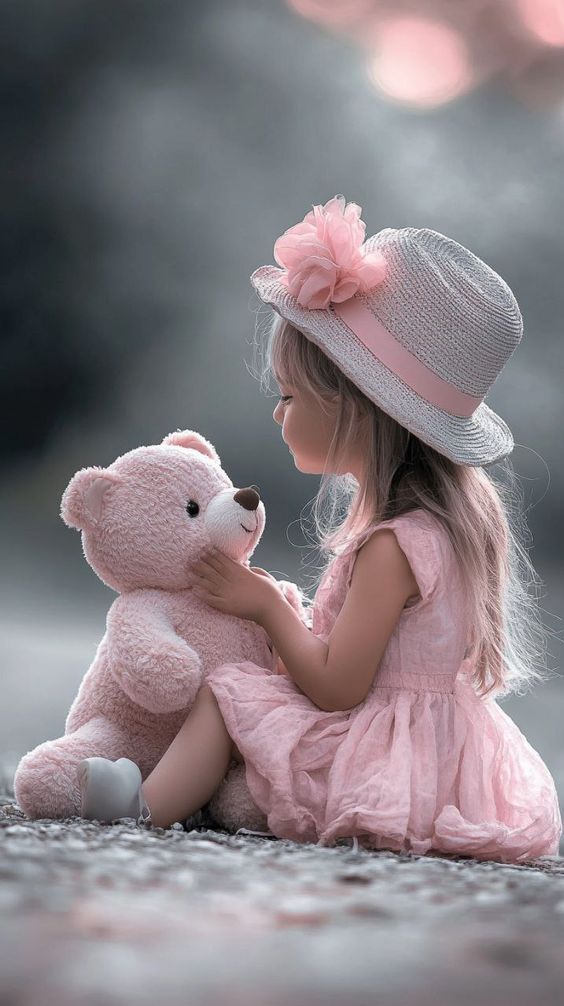 pink teddy bear dp girl for instagram