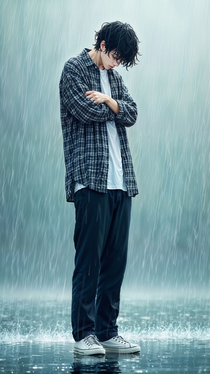 sad boy dp alone in dark