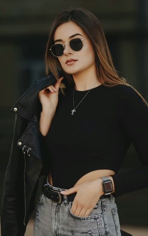 single girl attitude dp stylish