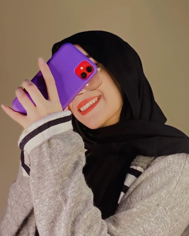 stylish hijab girl dp