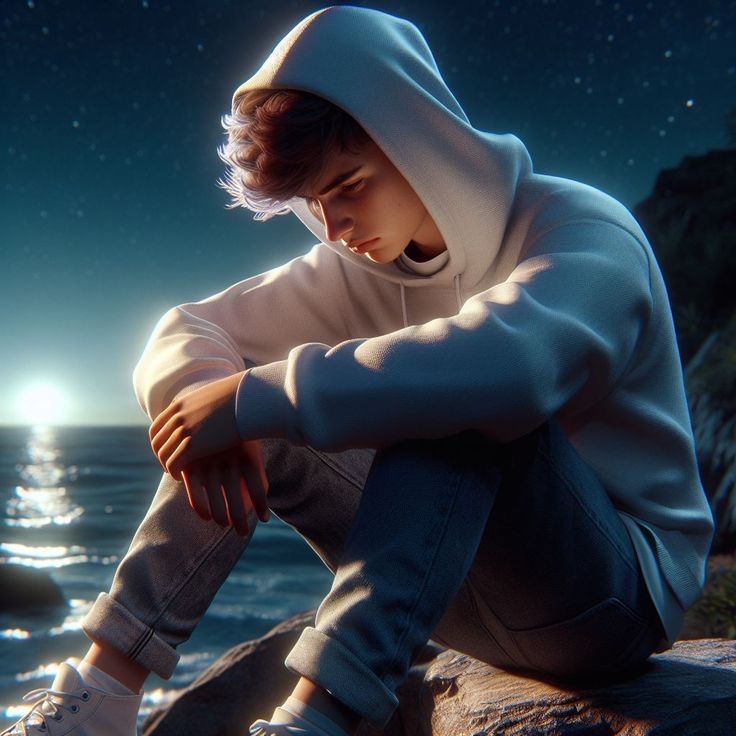 stylish sad boy dp hd