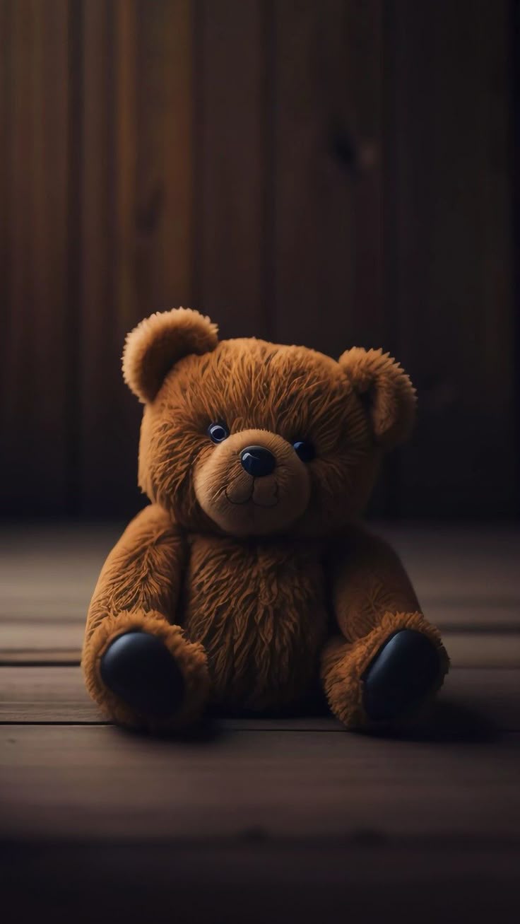 teddy bear and baby girl dp